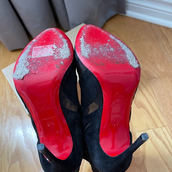 Authentic Christian Louboutin suede booties - Picture 4 of 10